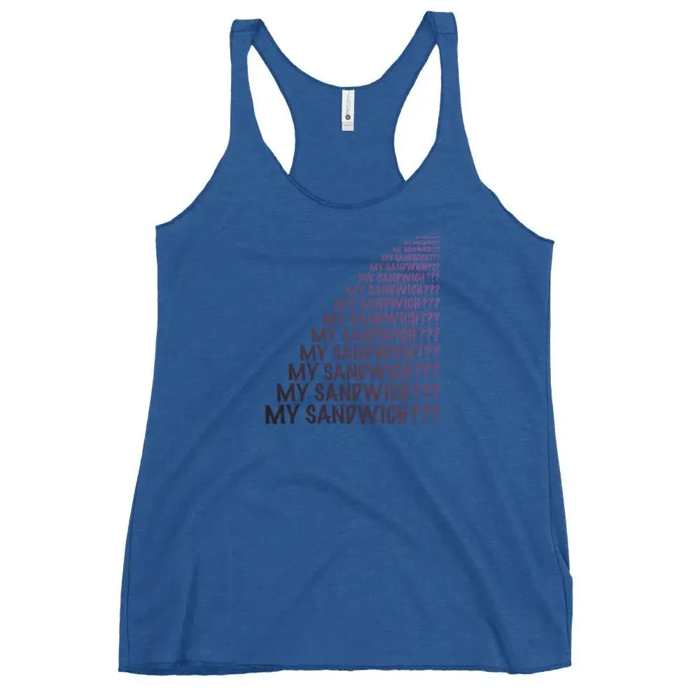 My Sandwich Women's Racerback Tank