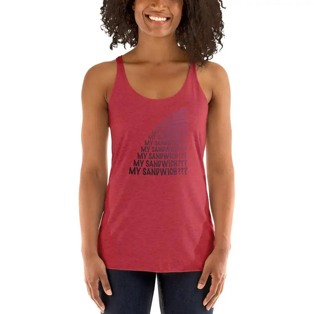 My Sandwich Women's Racerback Tank