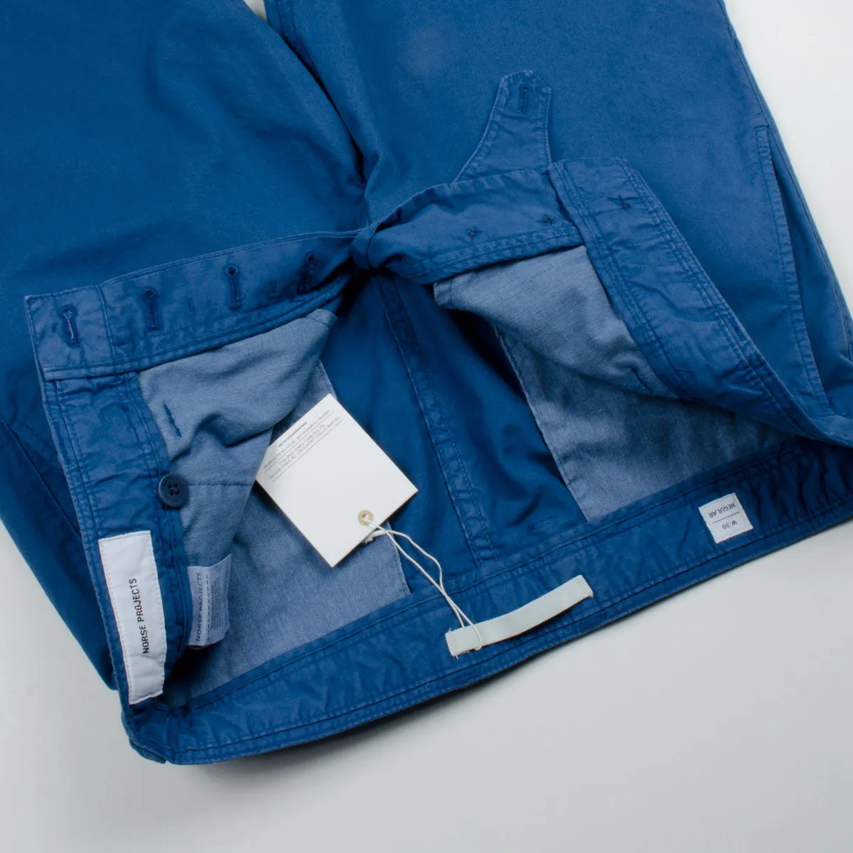 Norse Projects - Aros Light Twill Shorts - Botanical Blue