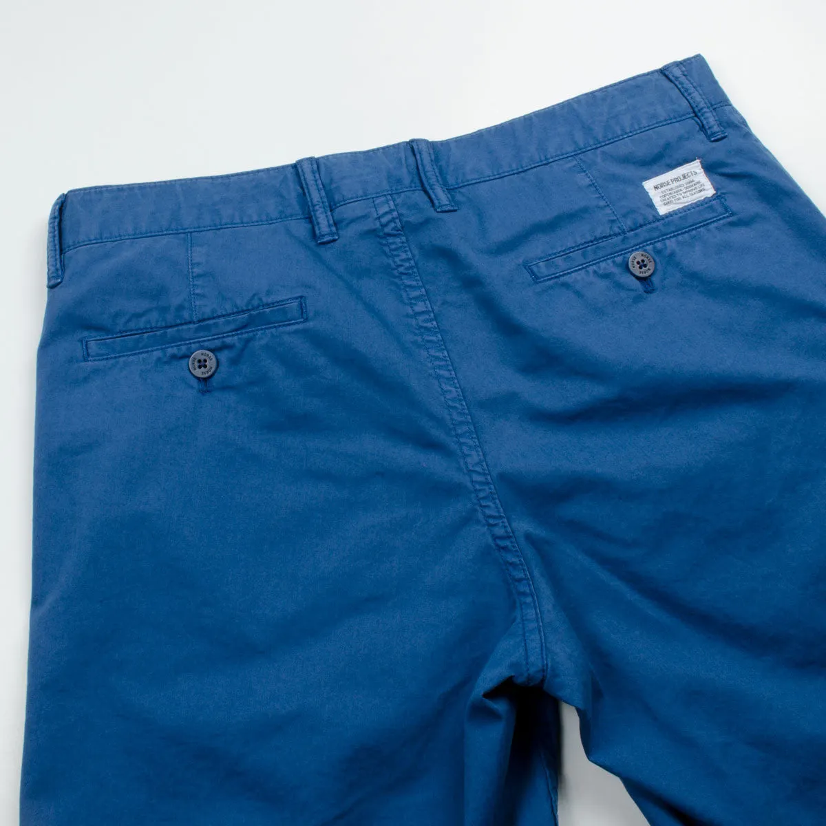 Norse Projects - Aros Light Twill Shorts - Botanical Blue