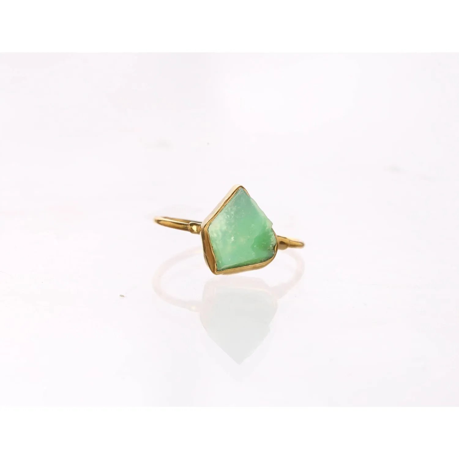 Raw Australian Jade Ring