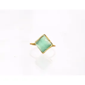 Raw Australian Jade Ring