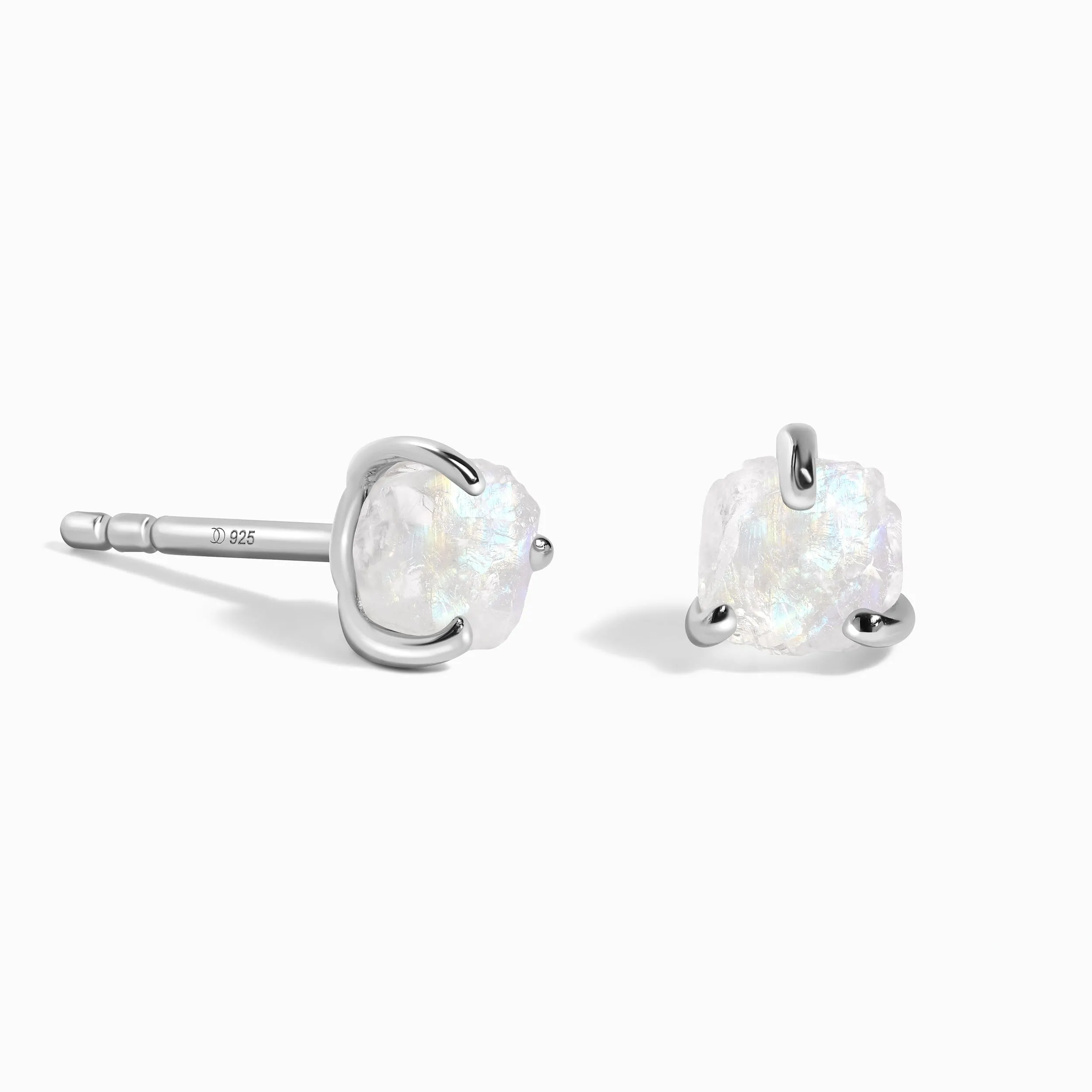 Raw Moonstone Kids Earrings - Unique