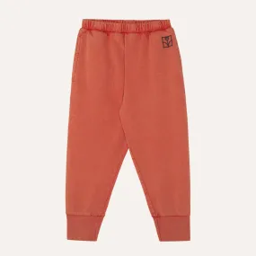 Red Washed Kids Jogging Trousers