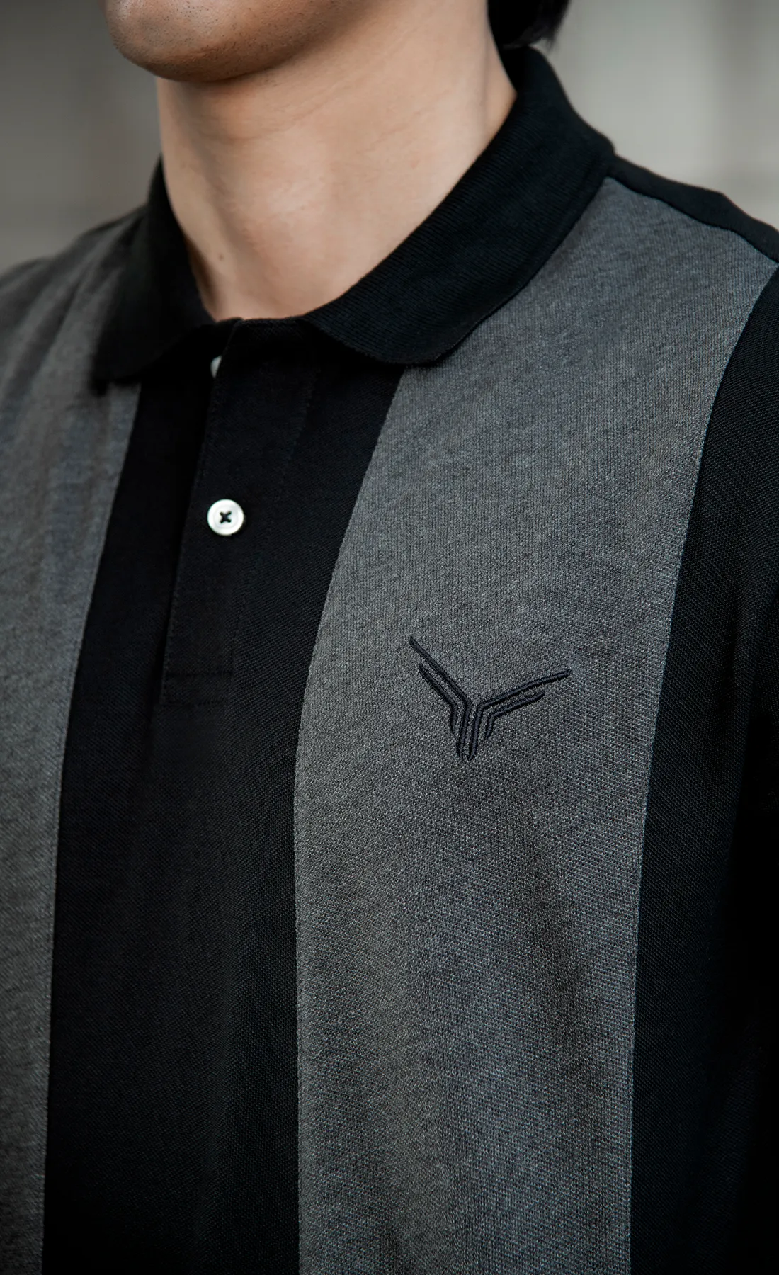 Refuel Panelling Polo Shirt