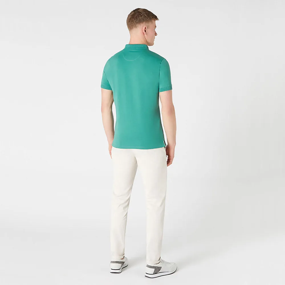 Remus Uomo Cotton Stretch Polo Shirt - Green