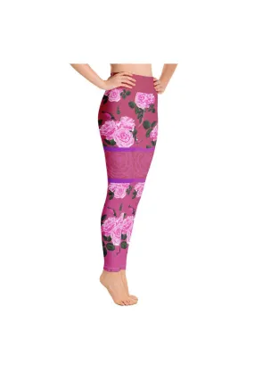 Rose Kimono Yoga Leggings