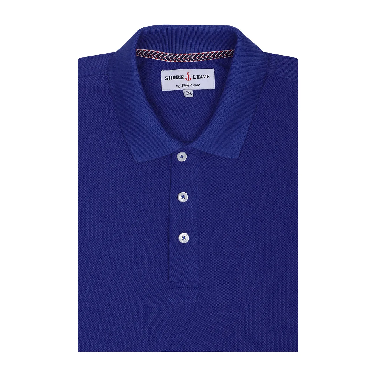 Royal Blue Premium Cotton Polo T-Shirt