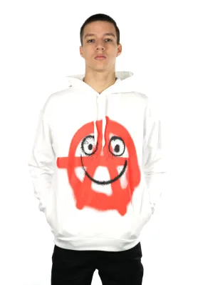 Sweat à capuche Moschino smiley anarchie