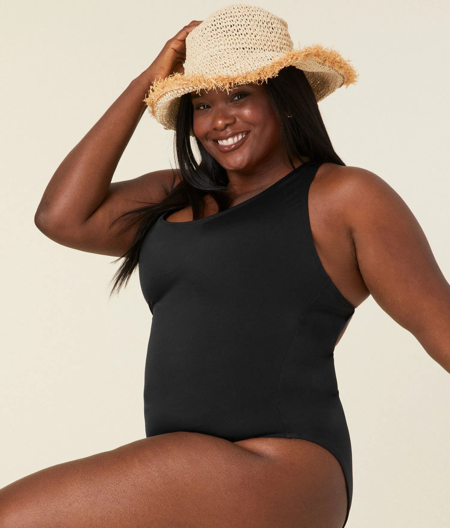 The Tulum One Piece - Flat - Black - Classic