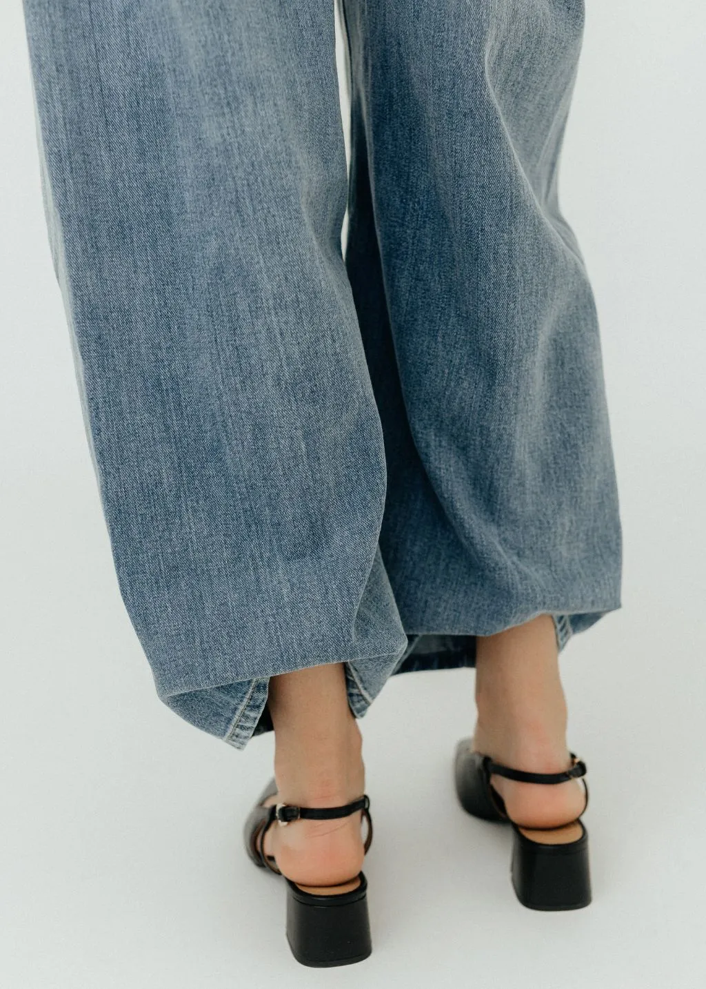 Tibi Classic Wash Denim Sid Jean