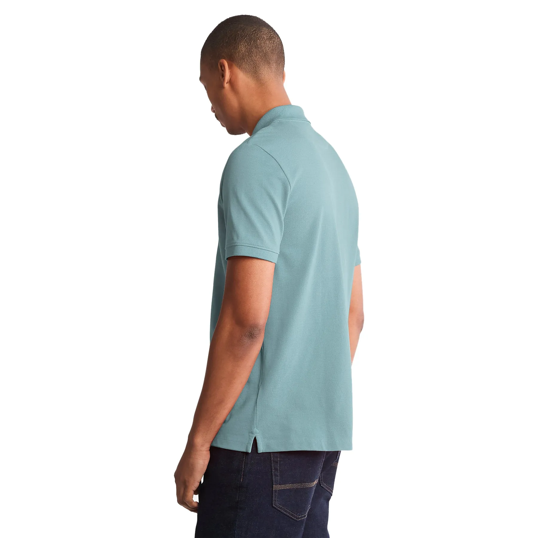 Timberland Mens Millers River Pique Polo T-Shirt - Short Sleeved