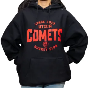 Utica Comets MV Sport Black Hoodie