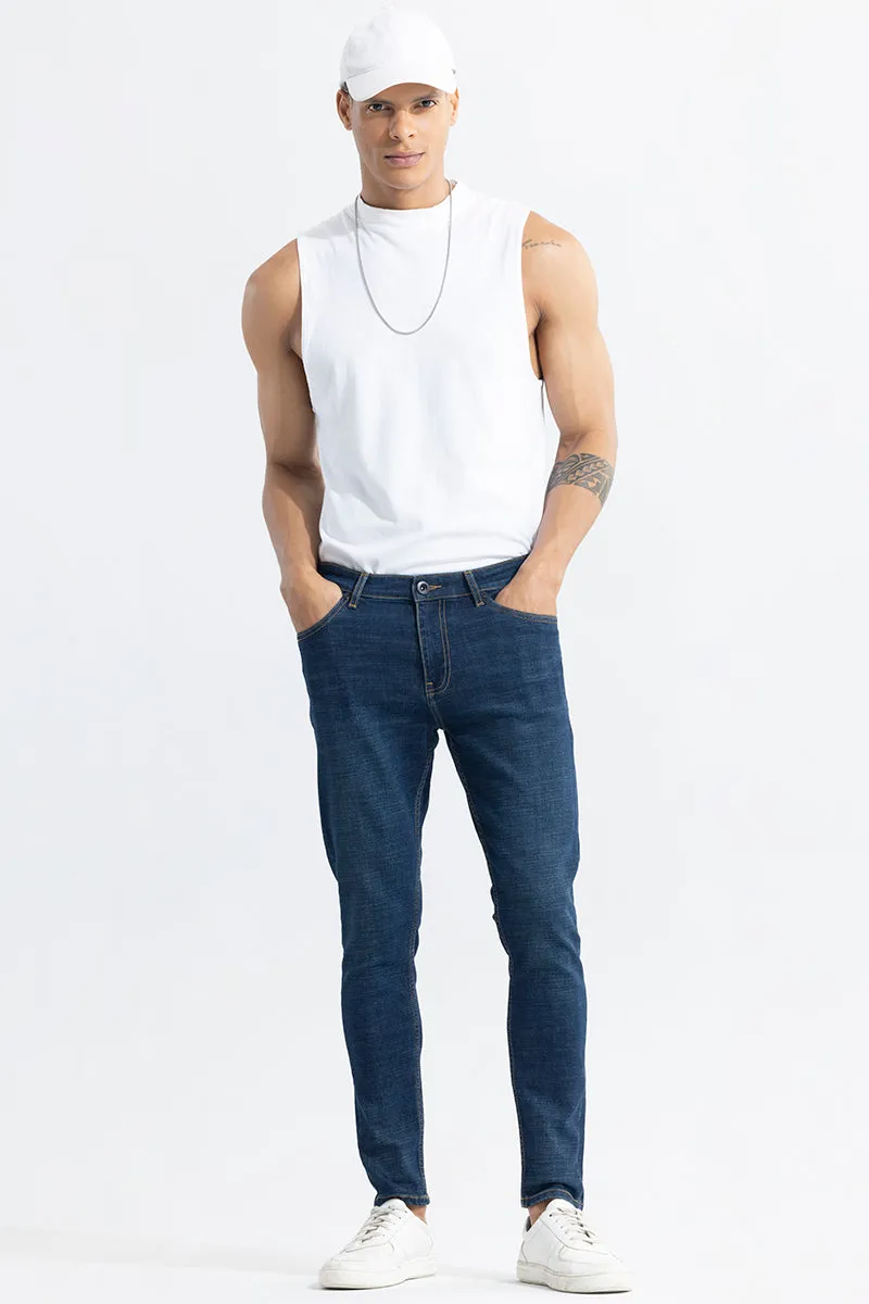 Vizer Mid Blue Skinny Jeans