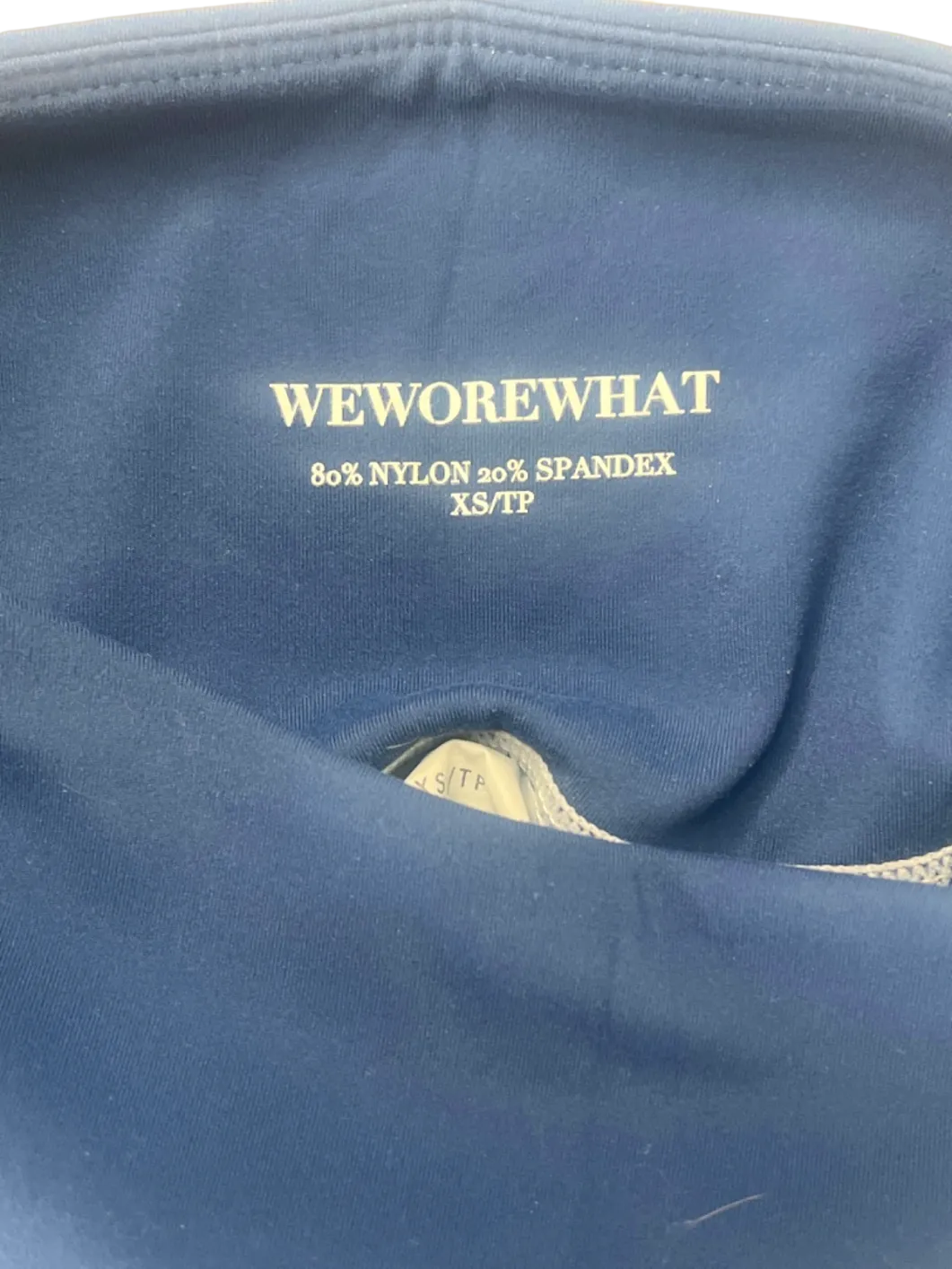 WEWOREWHAT Navy Active Leggings UK XS