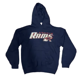 Youth •C2 Sport• Rams-Athletic Fleece Sport Hood navy Medium