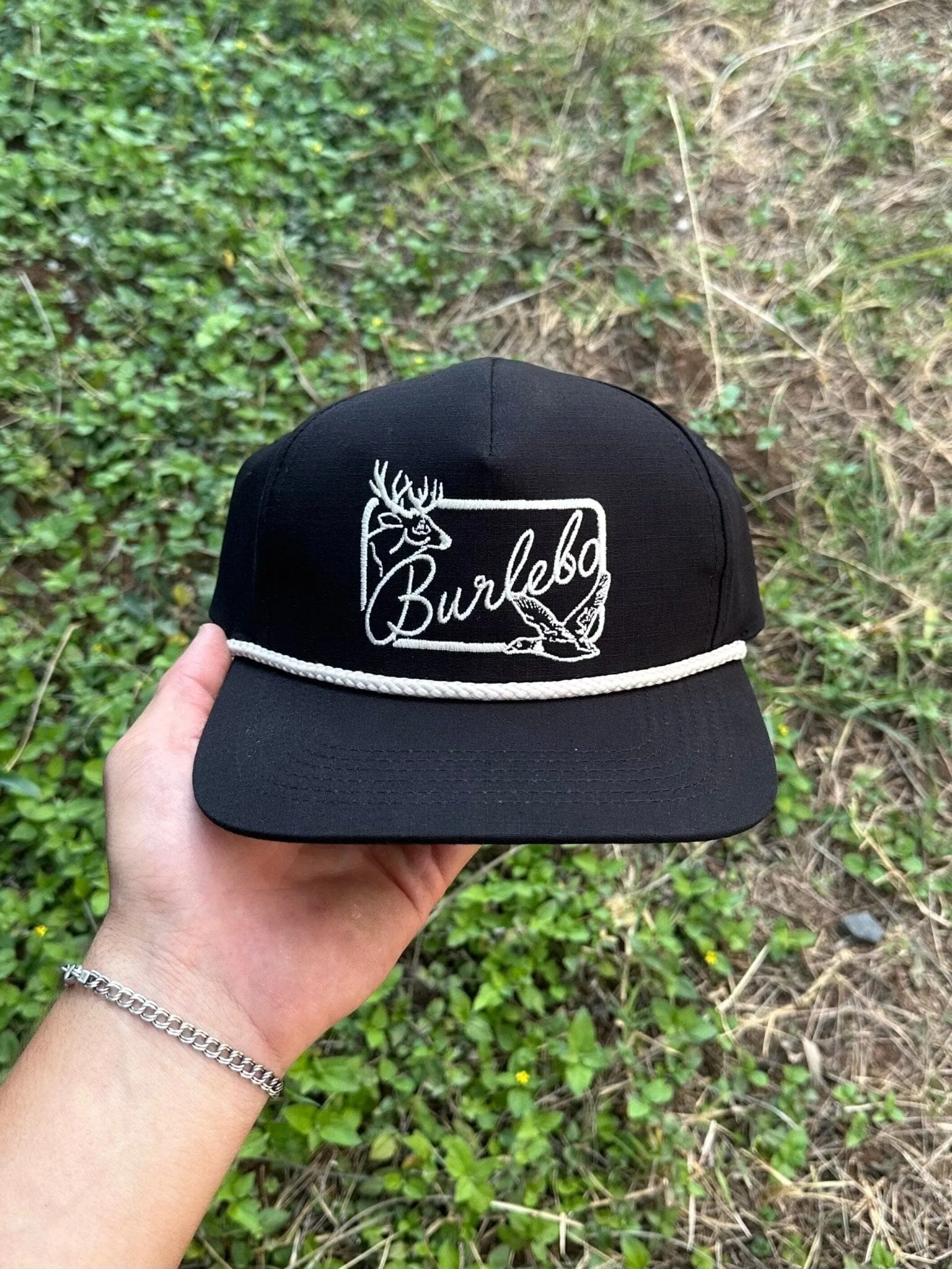 Youth Cap - Patch Logo - Black